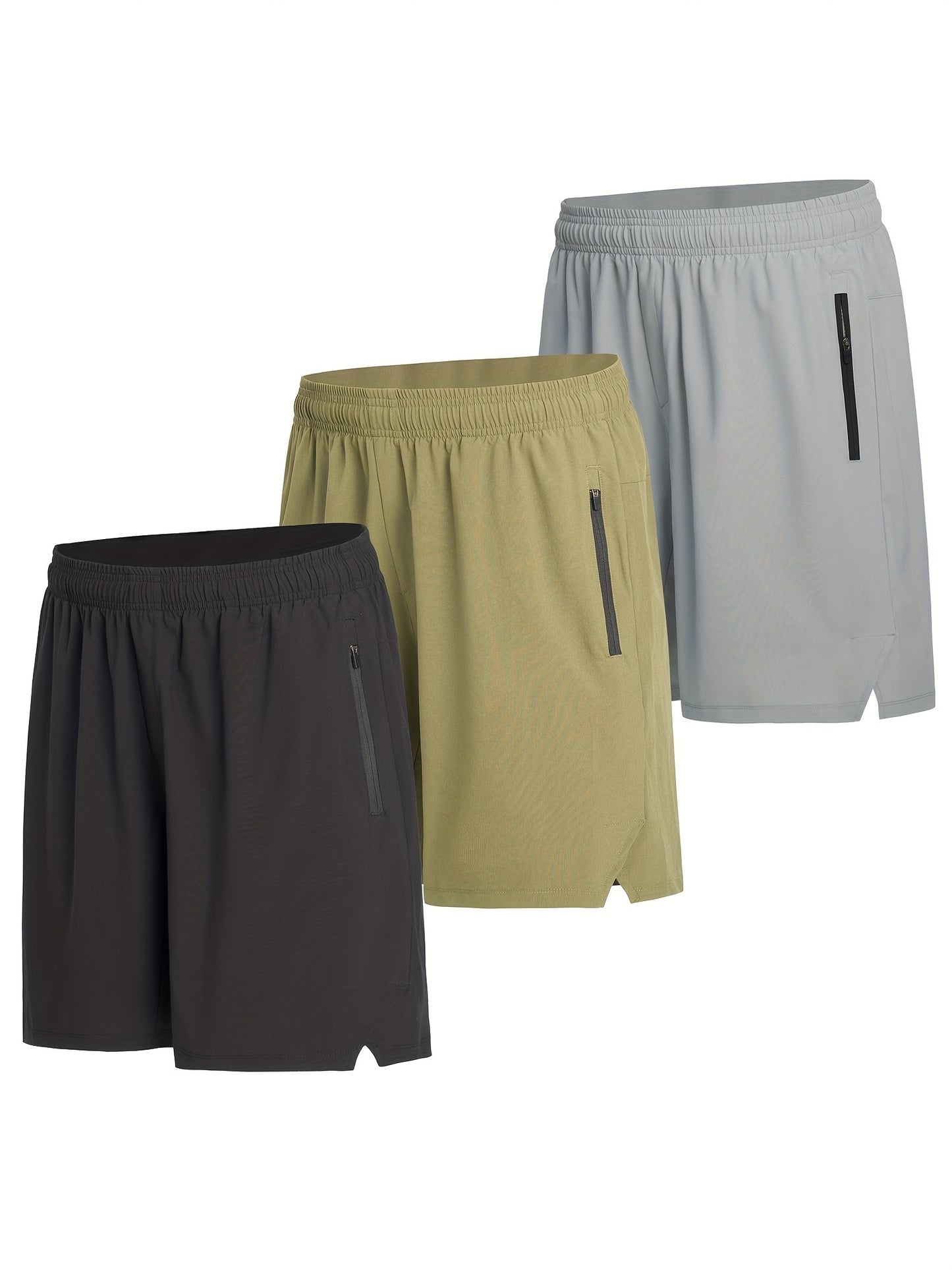 3-Pack Men's Running & Athletic Shorts