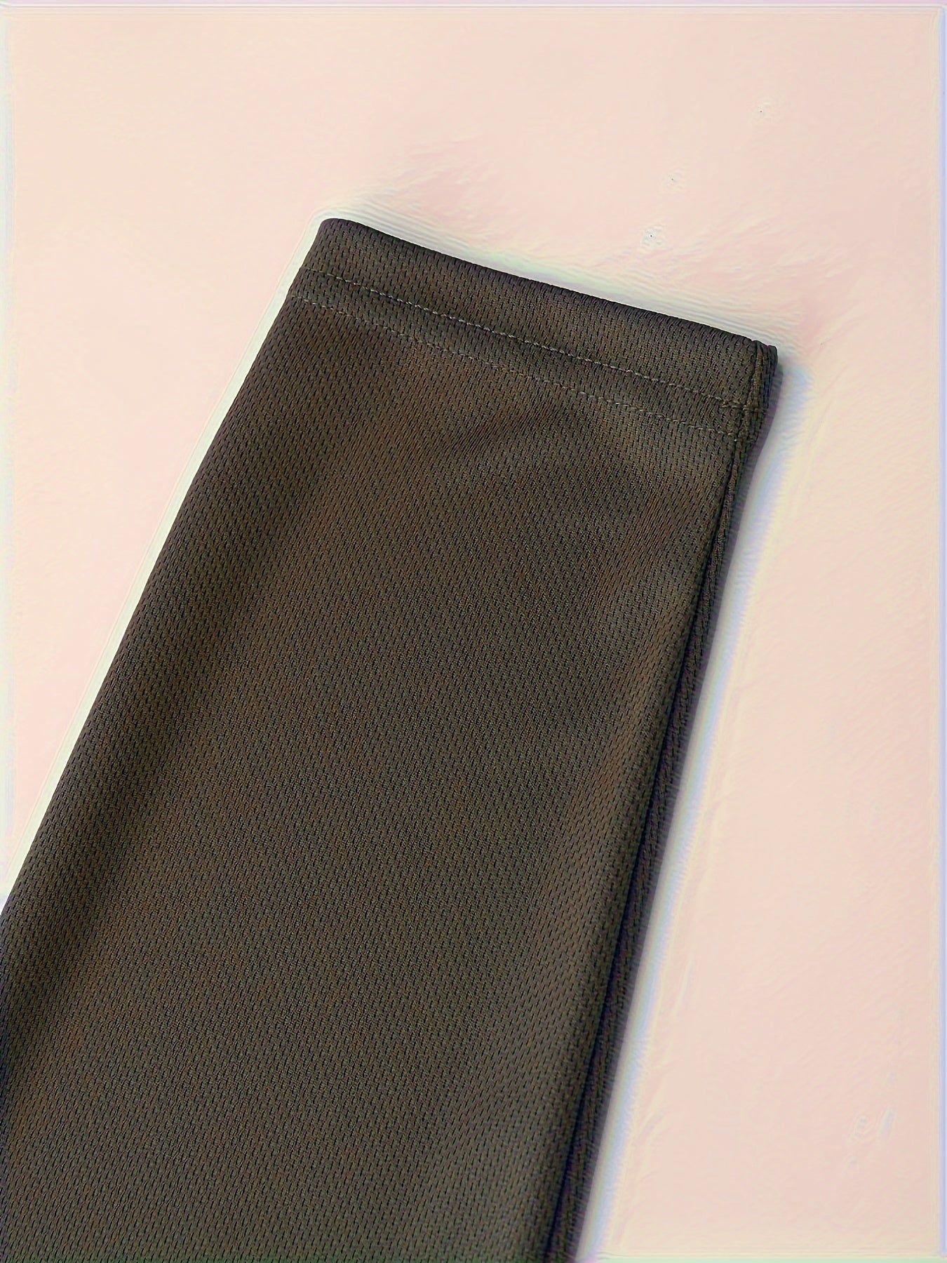 5-Piece Men's Solid Color Crew Neck Long Sleeve T-Shirt