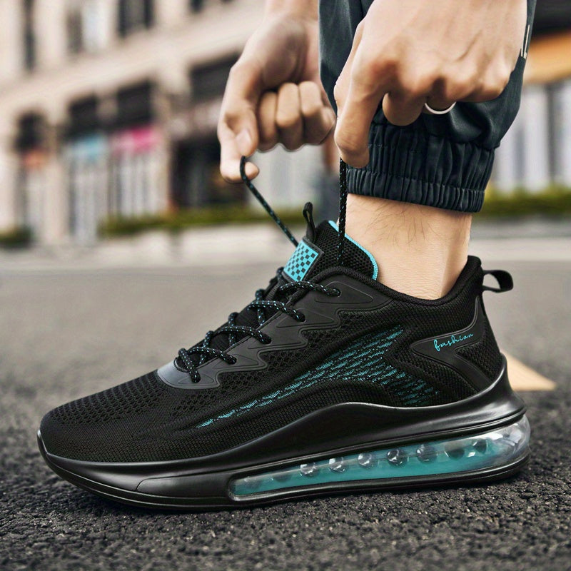 Men's Air Cushioned Running Shoes – Lightweight, Breathable & Shock-Absorbing