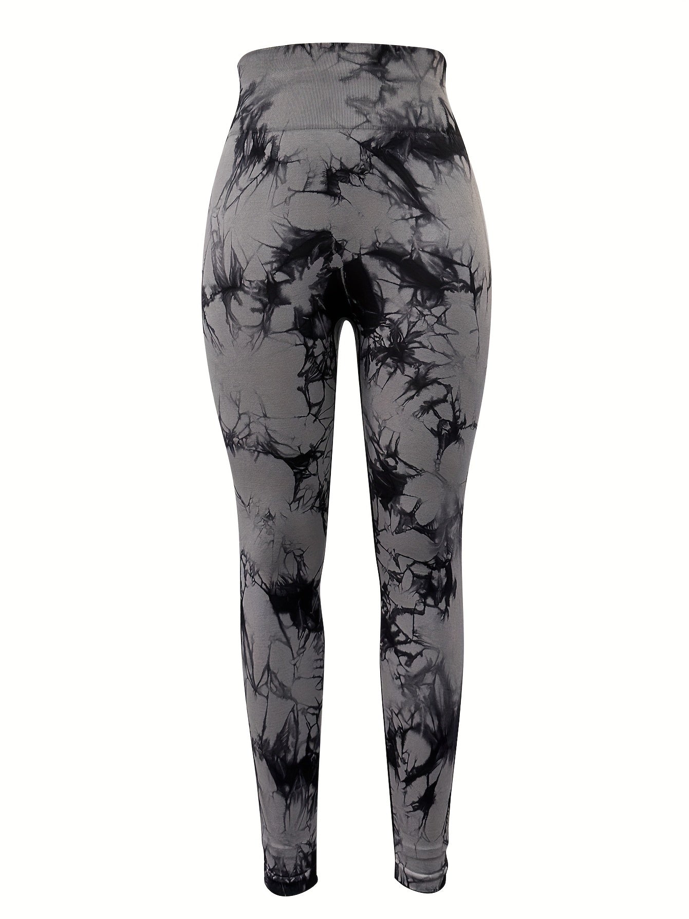 3-Pack Women's Seamless Tie-Dye High-Waisted Yoga Leggings