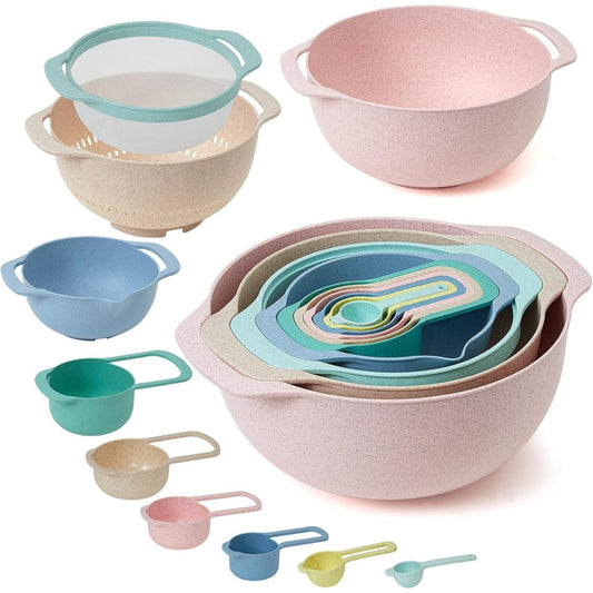 10-Piece Nesting Mixing Bowl and Measuring Cup Set