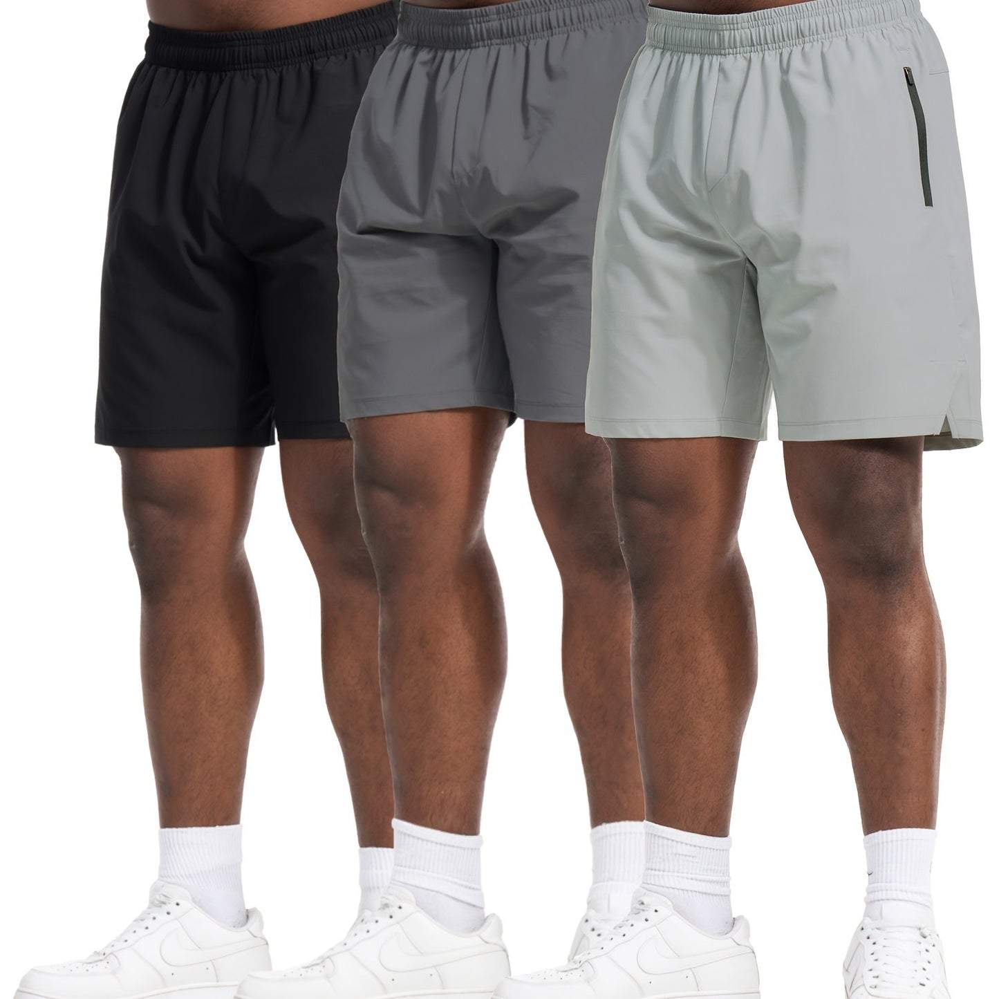 3-Pack Men's Running & Athletic Shorts