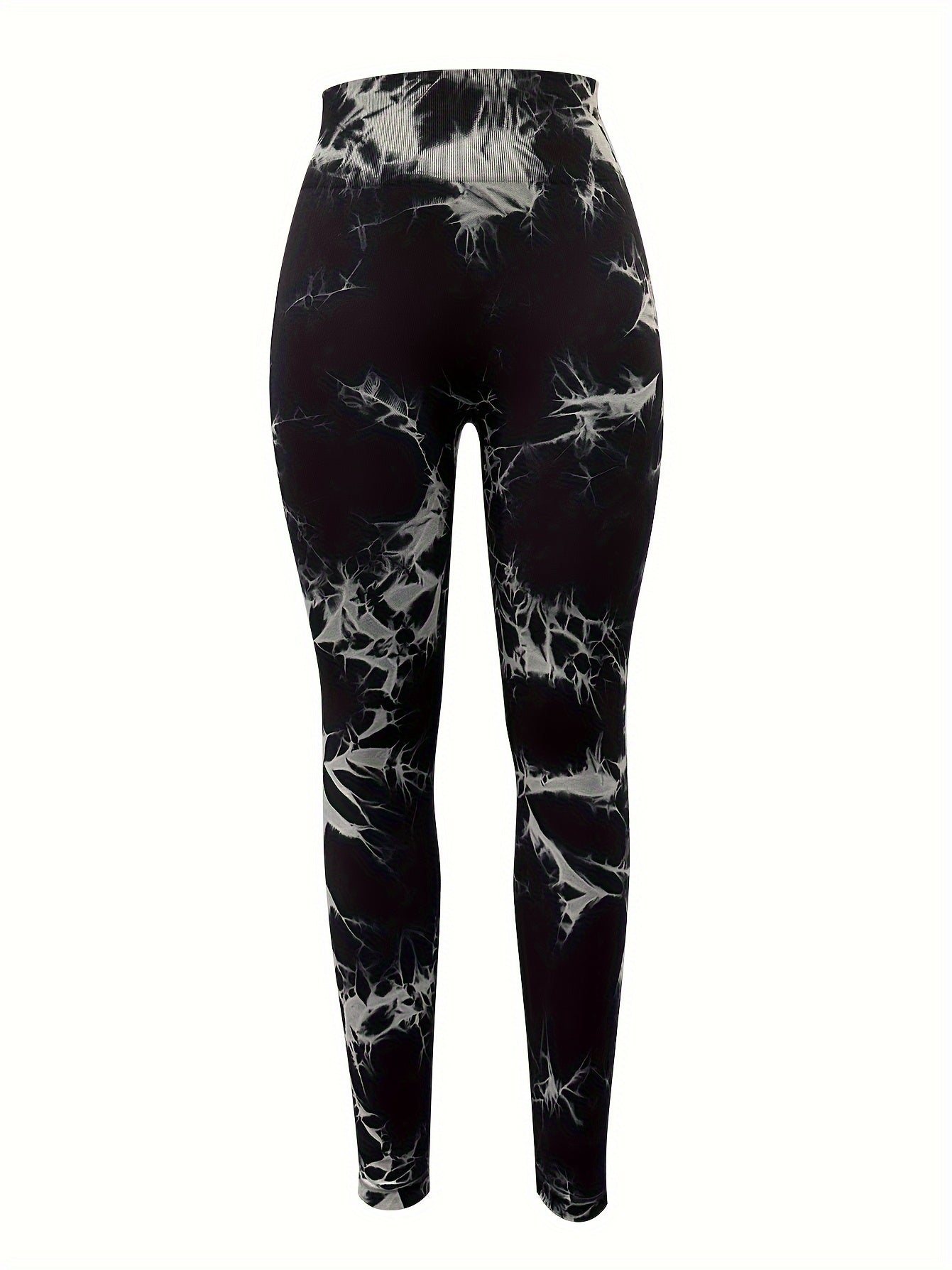 3-Pack Women's Seamless Tie-Dye High-Waisted Yoga Leggings