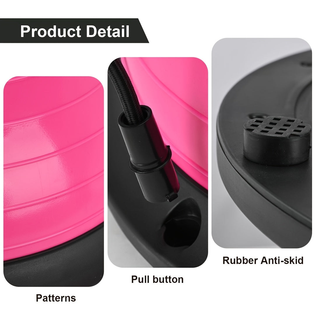 Thickened Core Muscle Balance Ball with Resistance Bands