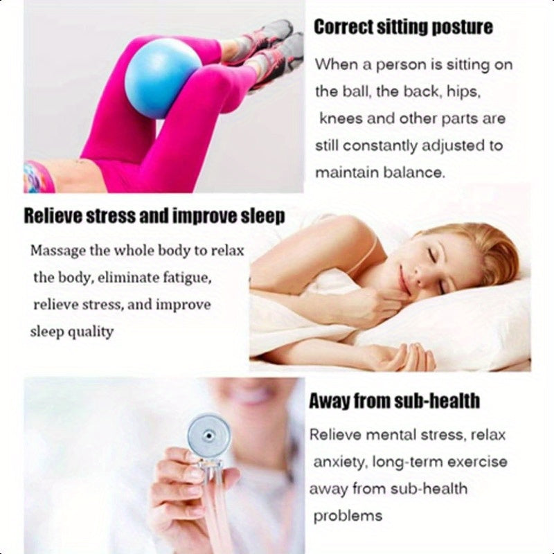 Mini Pilates Yoga Ball for Core Strength and Balance