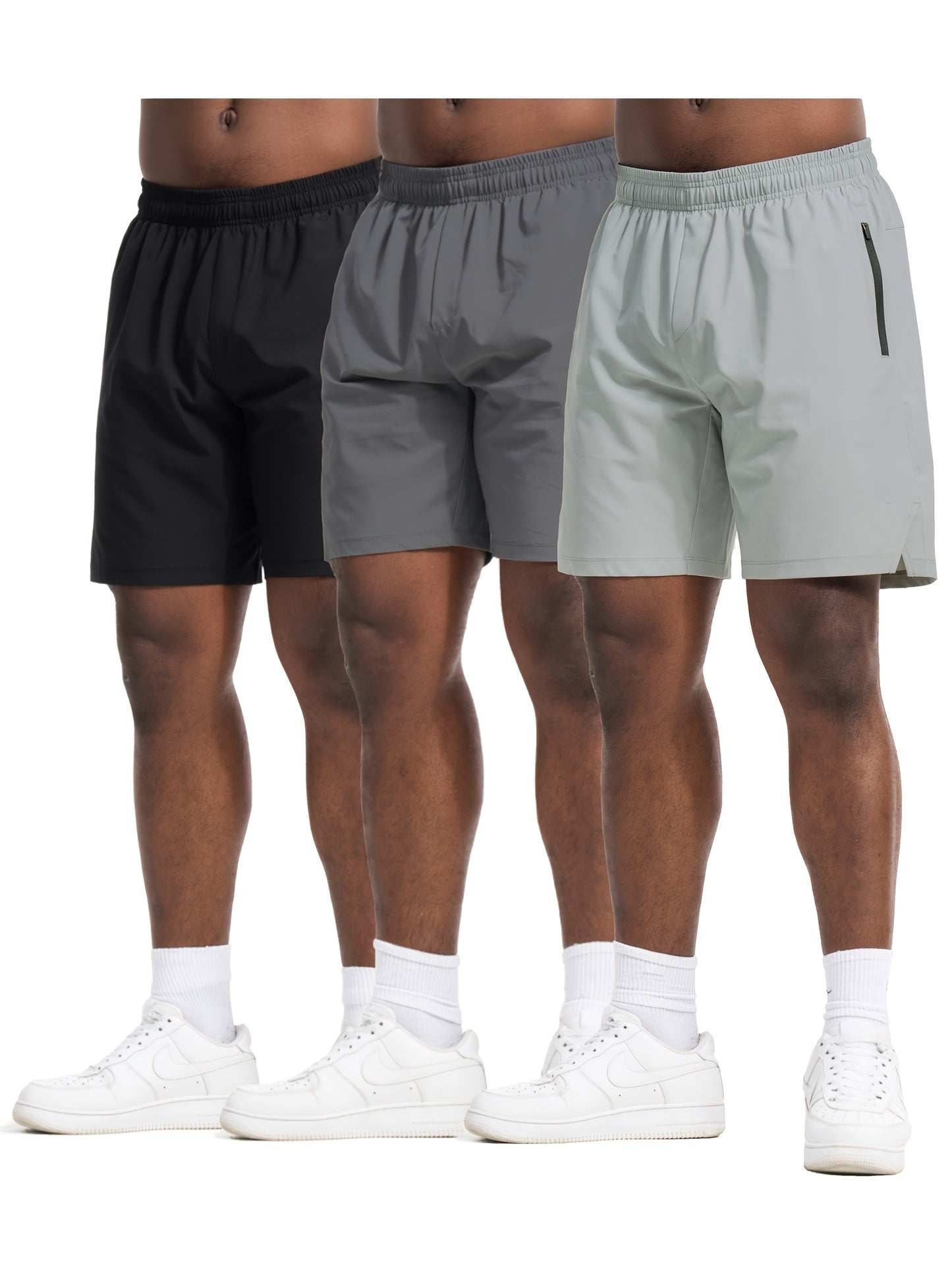 3-Pack Men's Running & Athletic Shorts