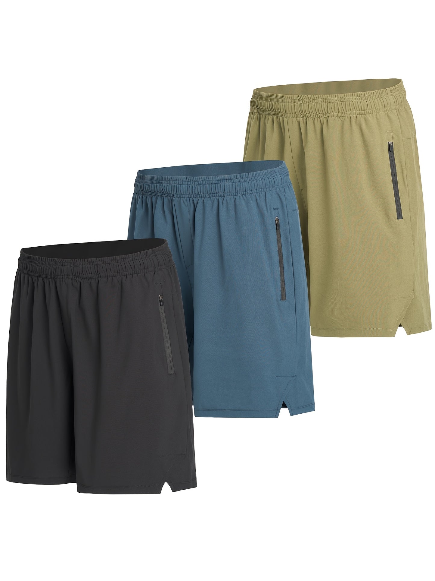 3-Pack Men's Running & Athletic Shorts