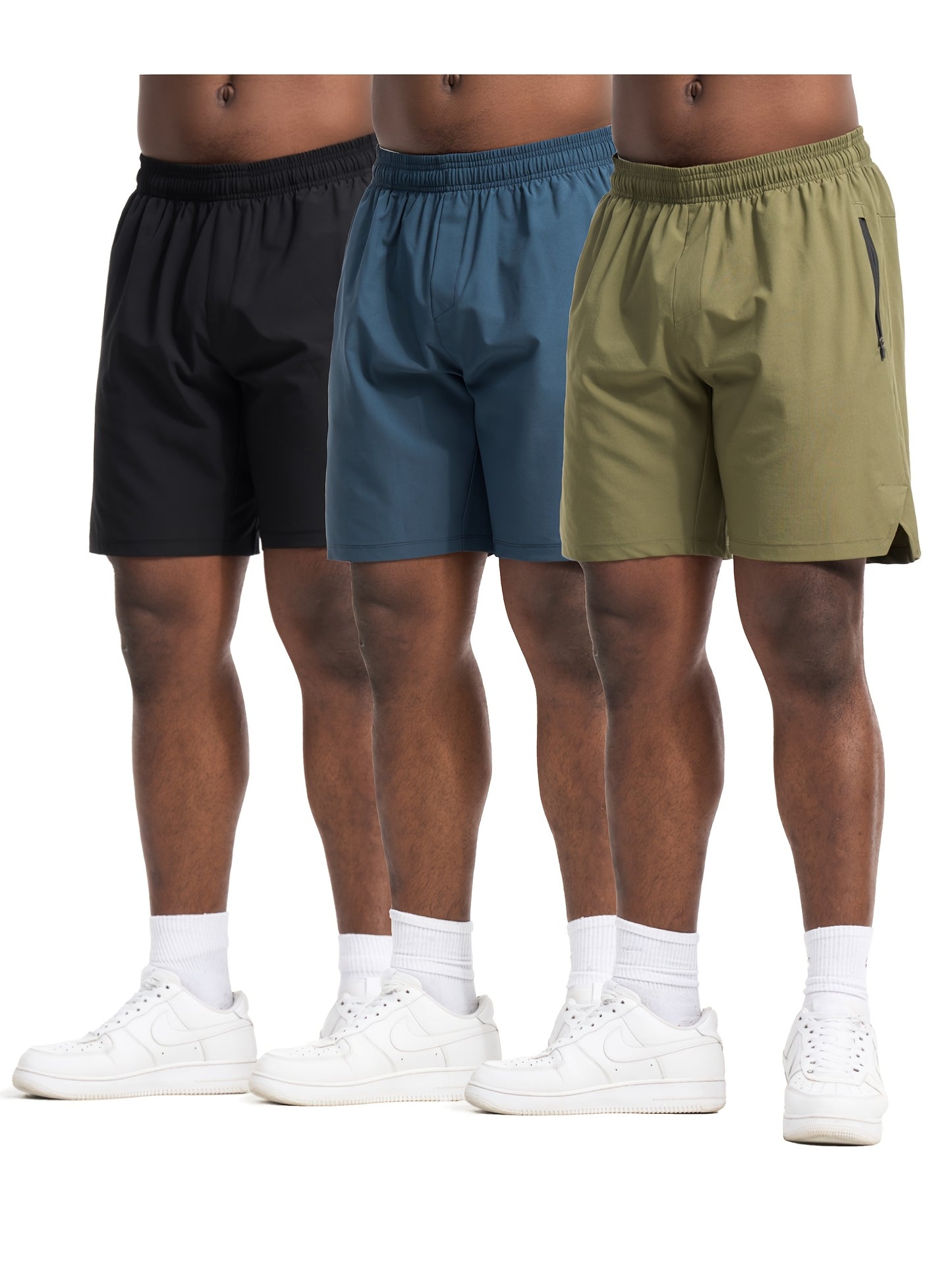 3-Pack Men's Running & Athletic Shorts