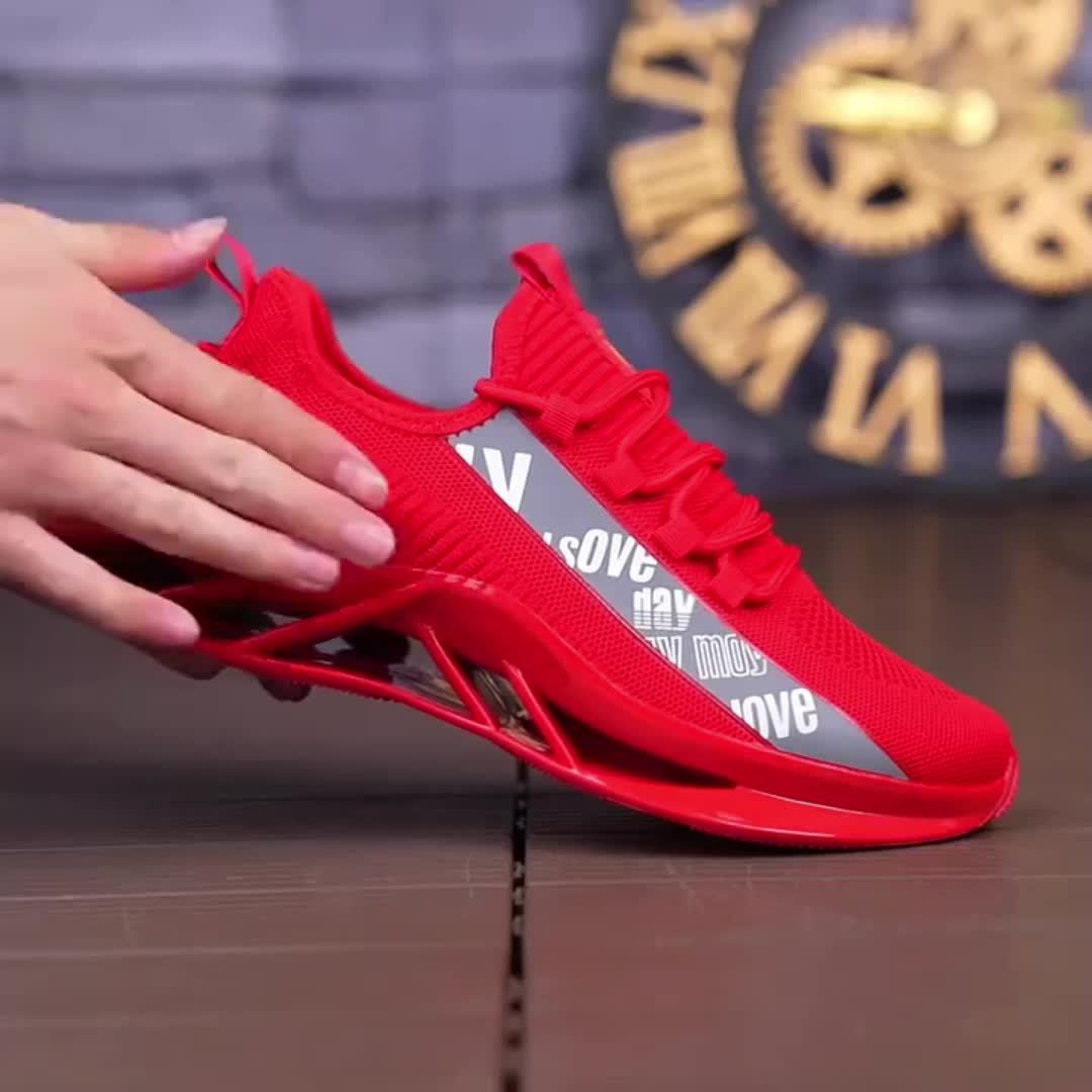 Men's Lightweight Breathable Running Shoes – Stable & Cushioned for All-Season Wear