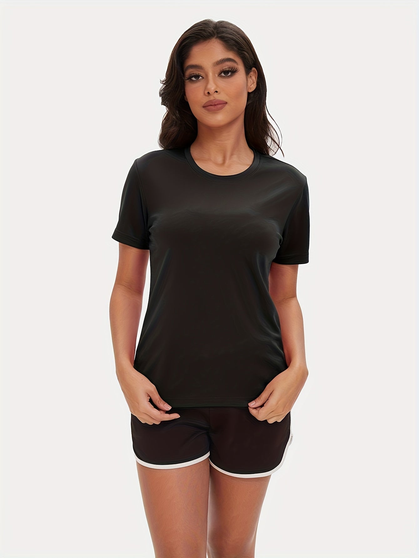 Women's Crew Neck Sport T-Shirts – 10-Piece Set