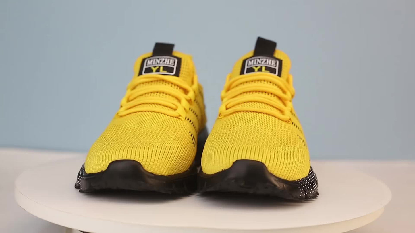 Men's Low-Top Running Shoes – Lightweight All-Season Sports Sneakers